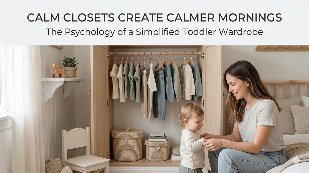 Calm Closets Create Calmer Mornings: The Psychology of a Simplified Toddler Wardrobe Roots and Rivets